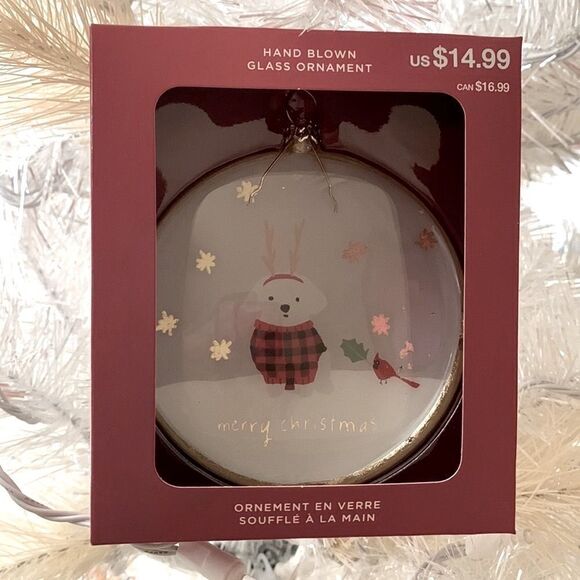 🟢3 for $20-——3 DOG LOVERS HANDBLOWN glass ornaments doggies dressed in sweaters - Picture 3 of 9